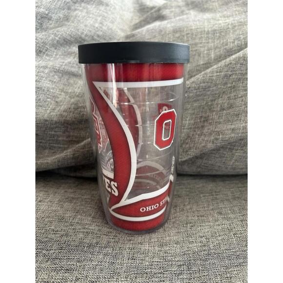 Tervis Tumbler Ohio State Buckeyes 2014 8x National Champions Cup 16 Oz Red Lid - Picture 2 of 7